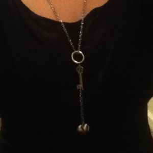 Little Black Blouse & Necklace