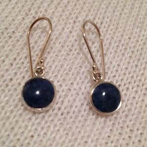 Earrings - Blue And Silver