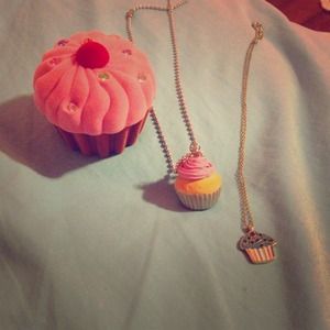 Cupcake Necklaces
