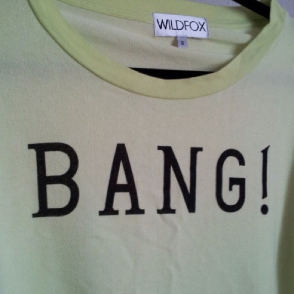 🚫SOLD🚫 Wildfox bang! Crop top💥💕 - Picture 3 of 3