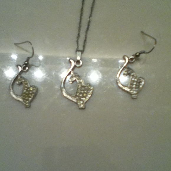 Bundle: Baby Phat necklace and earrings