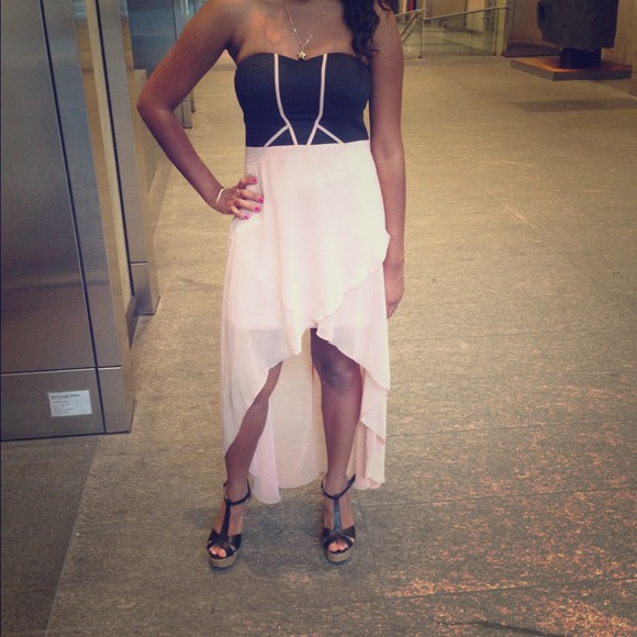 Maxi dress ; strapless