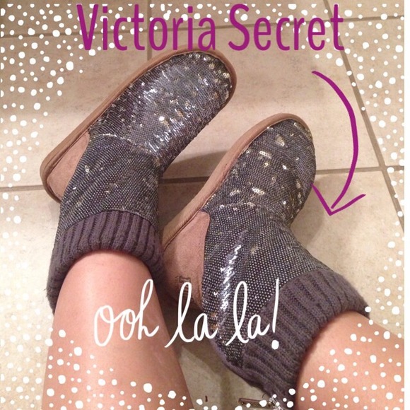 Victoria Secret Sequins Boots!!!