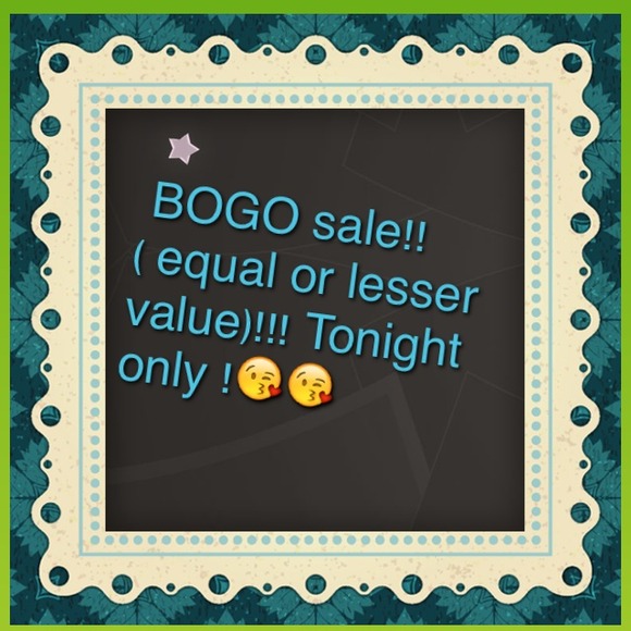 BOGO half off don't miss it!!
