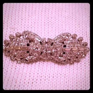 Antique Costume Silver Tone Broach