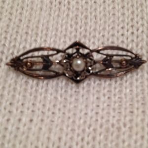 Antique Pearl Pin