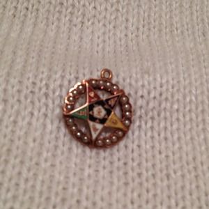 Vintage Eastern Star Pendant