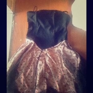 Strapless Punk Dress