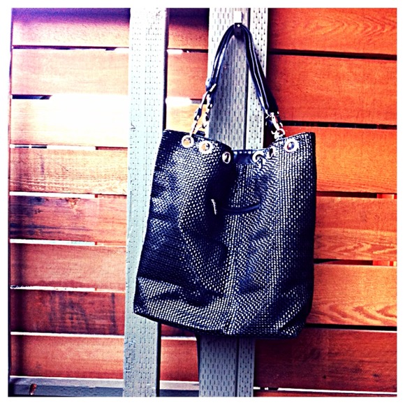 Oversized Basket Woven-Styled Bag