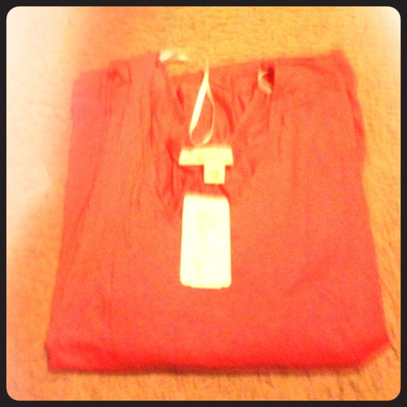 Orange Long Sleeved Shirt