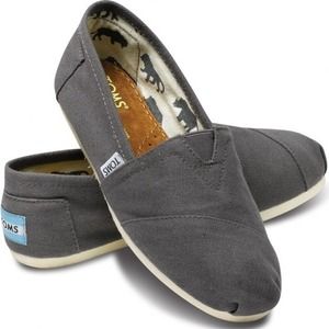 TOMS Ash Canvas Slip-On
