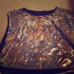 Short sleeved Top , Tiger Printed