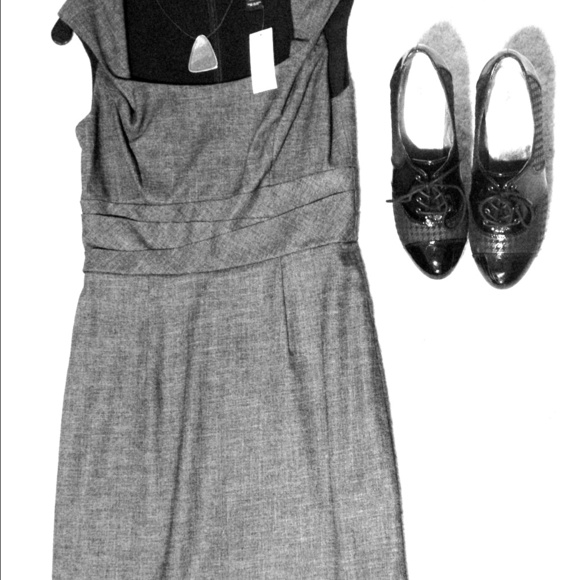 Grey White House Black Market dress size 2