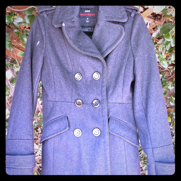 (SOLD) Miss Sixty Military Peacoat
