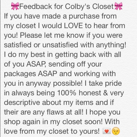 🎀Feedback🎀