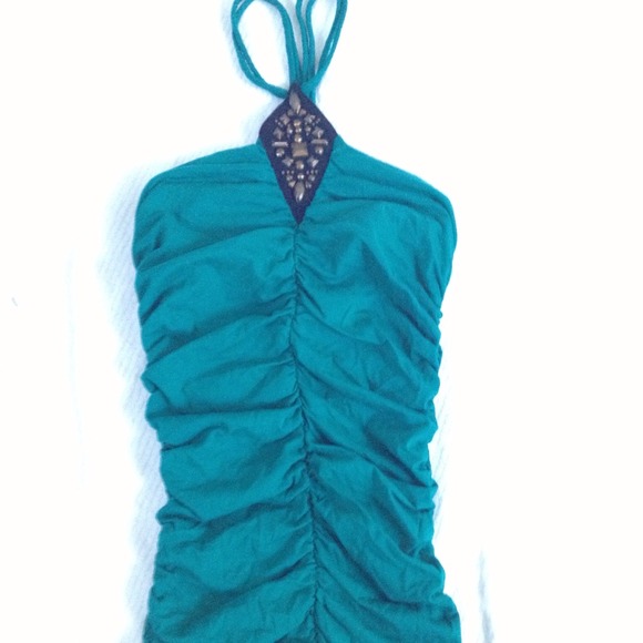 Victoria's Secret embellished halter bra top S
