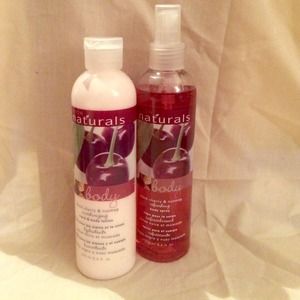 Black cherry & nutmeg body lotion & spray