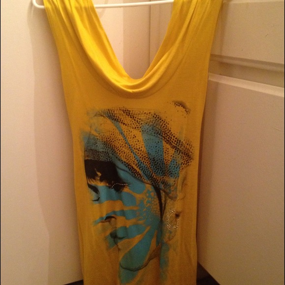 Yellow long shirt