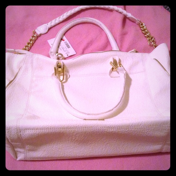 Steve Madden white purse