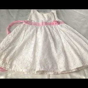 12months pretty white dress