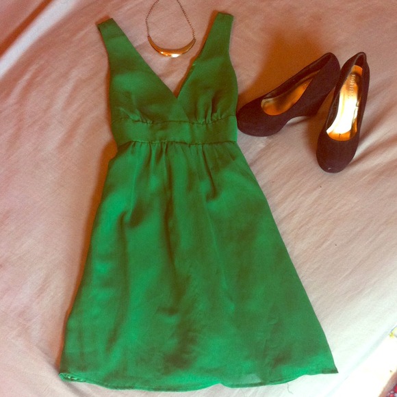 Emerald Green Dress