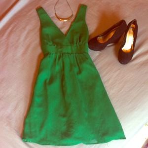 Emerald Green Dress