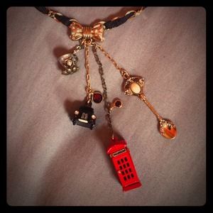 Betsey Johnson charm necklace