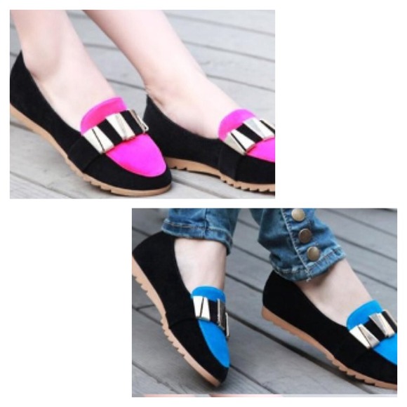 ❌SOLD❌ Blue retro flat shoes💙 - Picture 4 of 4