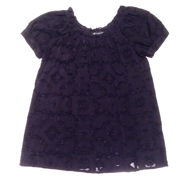 INC Laser Cut Blouse