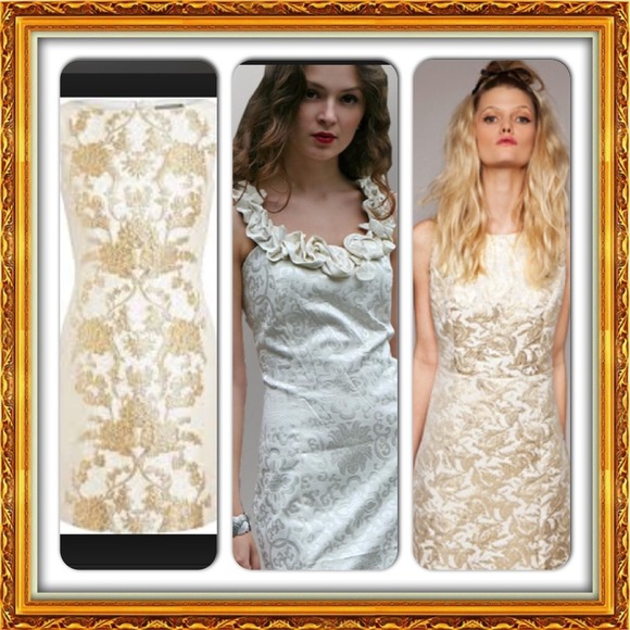 New York & Co Dresses & Skirts - 🎉HP x2🎉NY&CO gold dress- FLASH SALE