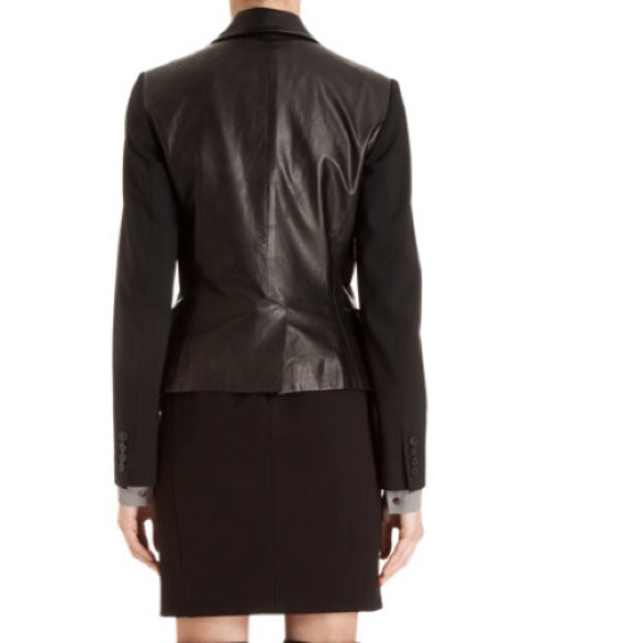 Alexander Wang leather panel blazer - Picture 2 of 7
