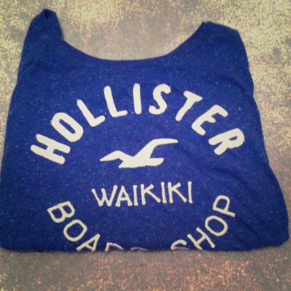 Navy Blue Hollister Shirt