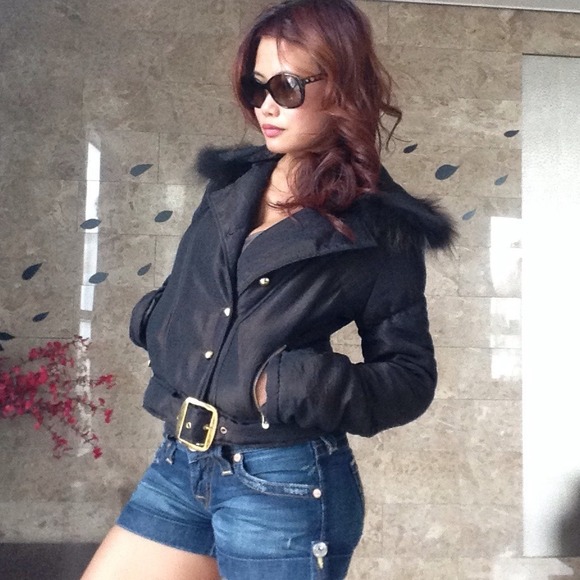 🌼BUNDLED🌼🎉2xHP🎉✨Brown Jacket w/Fur Collar & - Picture 2 of 4