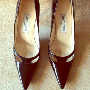 100% Authentic Jimmy Choo Black Patent