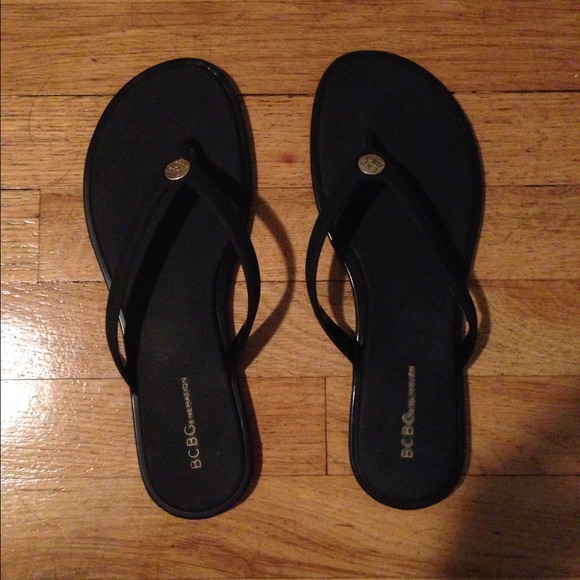 BCBG flip flops worn once
