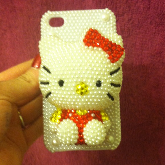 iPhone 4 cute hello kitty phone case!