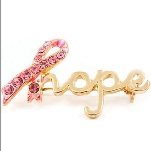 Breast Cancer "Hope" Pin
