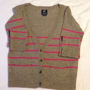 Pink & Grey American Eagle Light Sweater