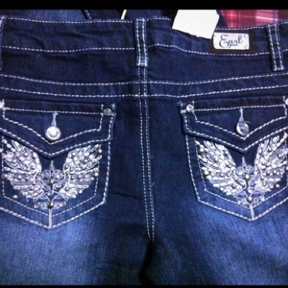 🎉HP 11/20🆕Denim Blue Dark Wash  Jeans,size 7 - Picture 4 of 4