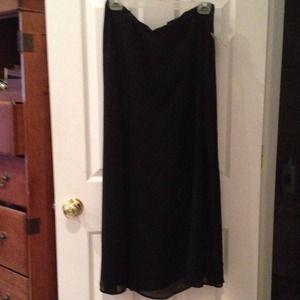 Black Silk evening skirt REDUCED 10%