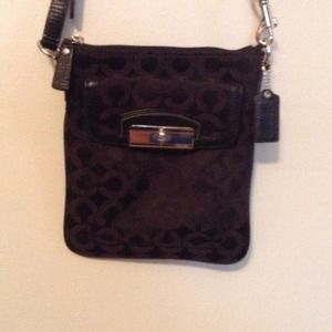 Coach cross body bag black