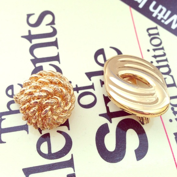 Vintage MisMatched Clip-On Earrings