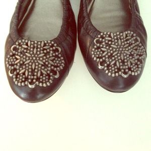 Black Tahari flats