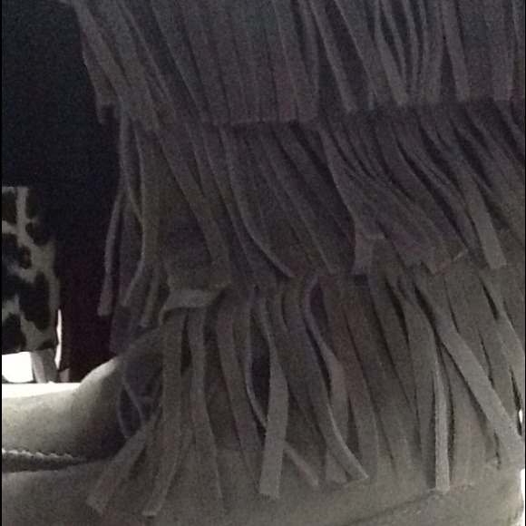 Grey Minnetonka Inspired Boots - Picture 3 of 3