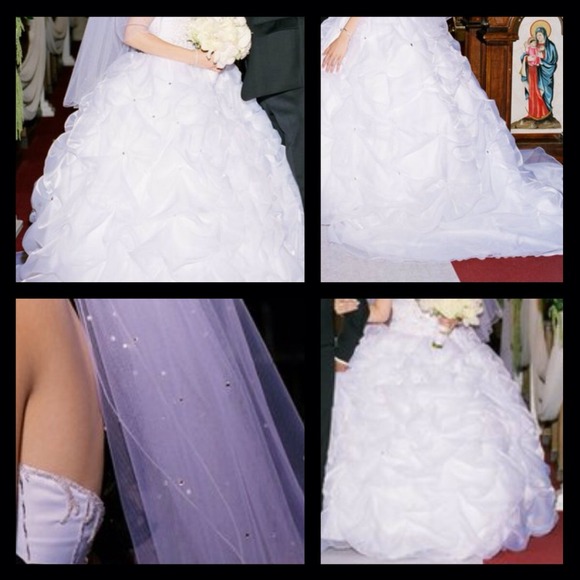 CUSTOM WEDDING GOWN - Picture 2 of 4