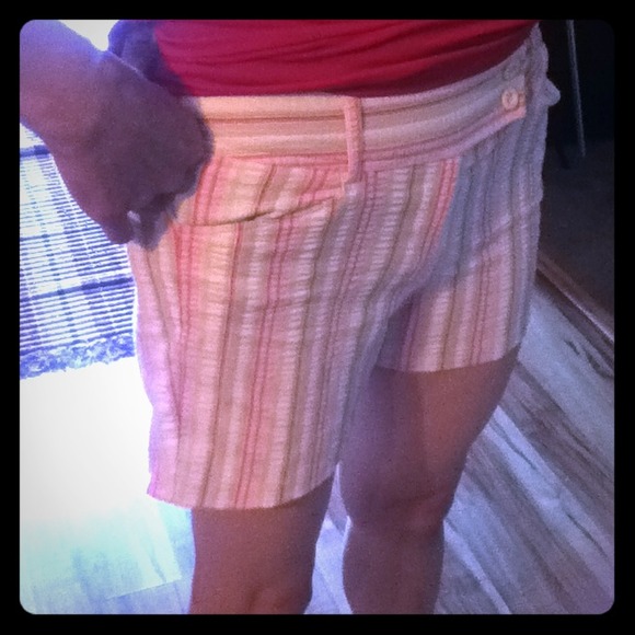 Tracy Evans pink plaid shorts for kids size 7/8