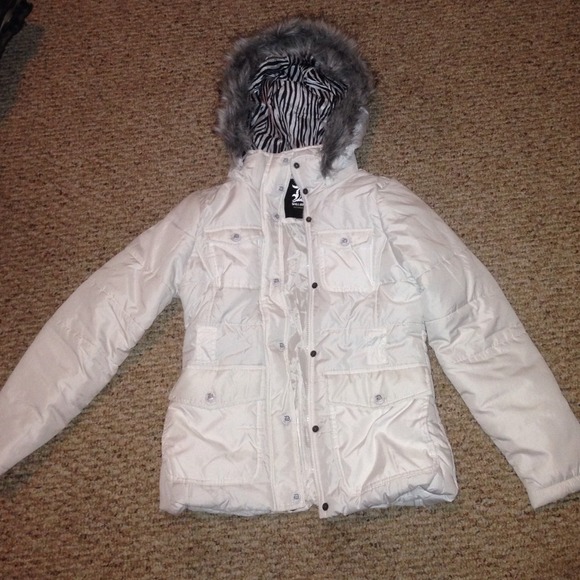 White & zebra jacket