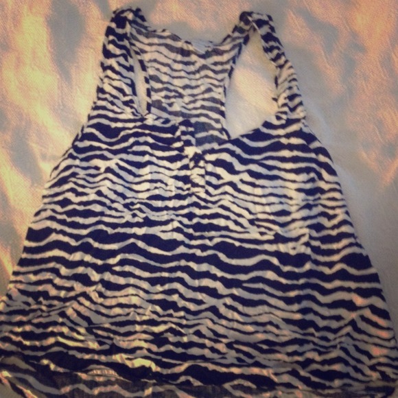 Zebra print tank