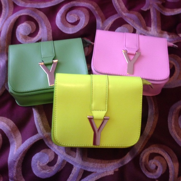 Mini candy color cross body bags