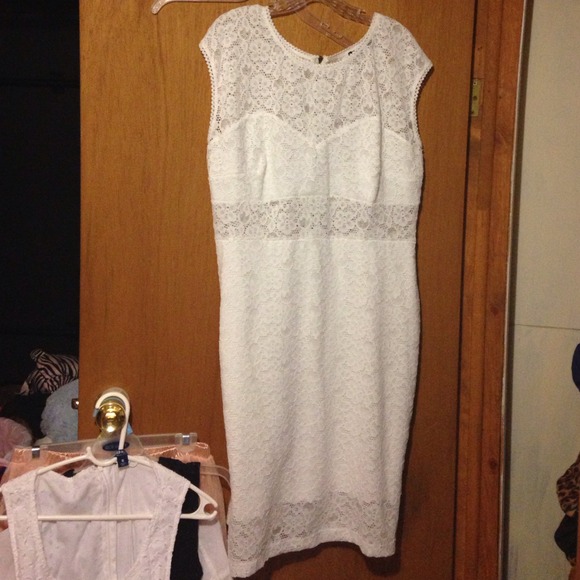 lace cutout dress